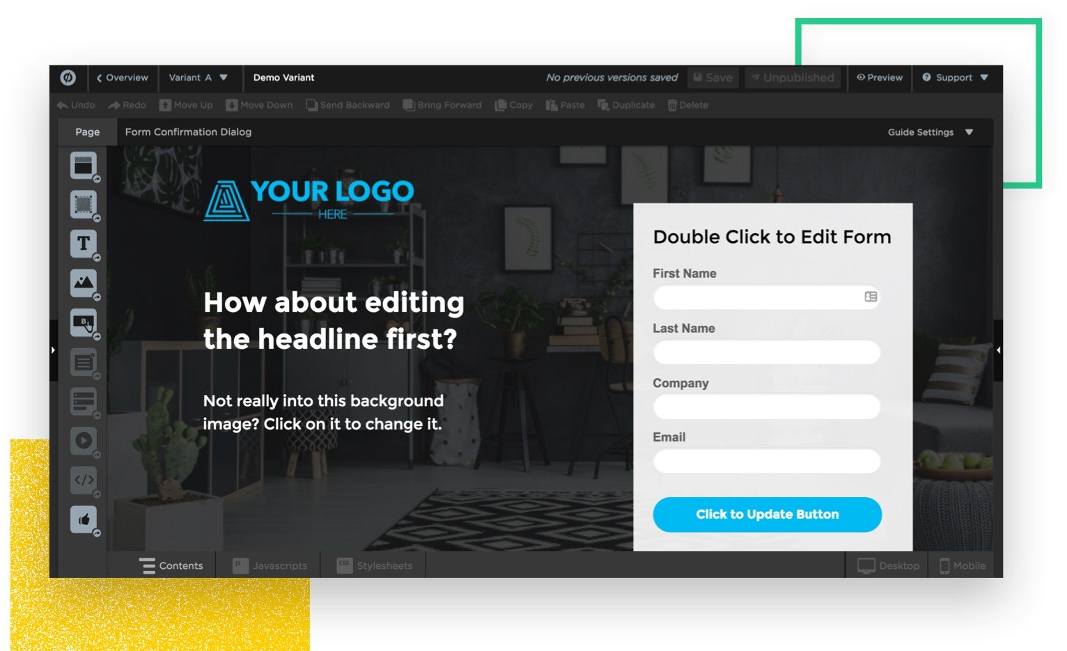 Unbounce Editor Review