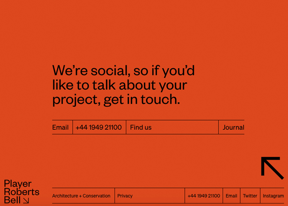 PRB Architects - Footer
