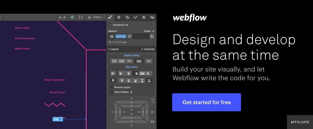 最佳 Webflow 課程 - 免費試用 Webflow