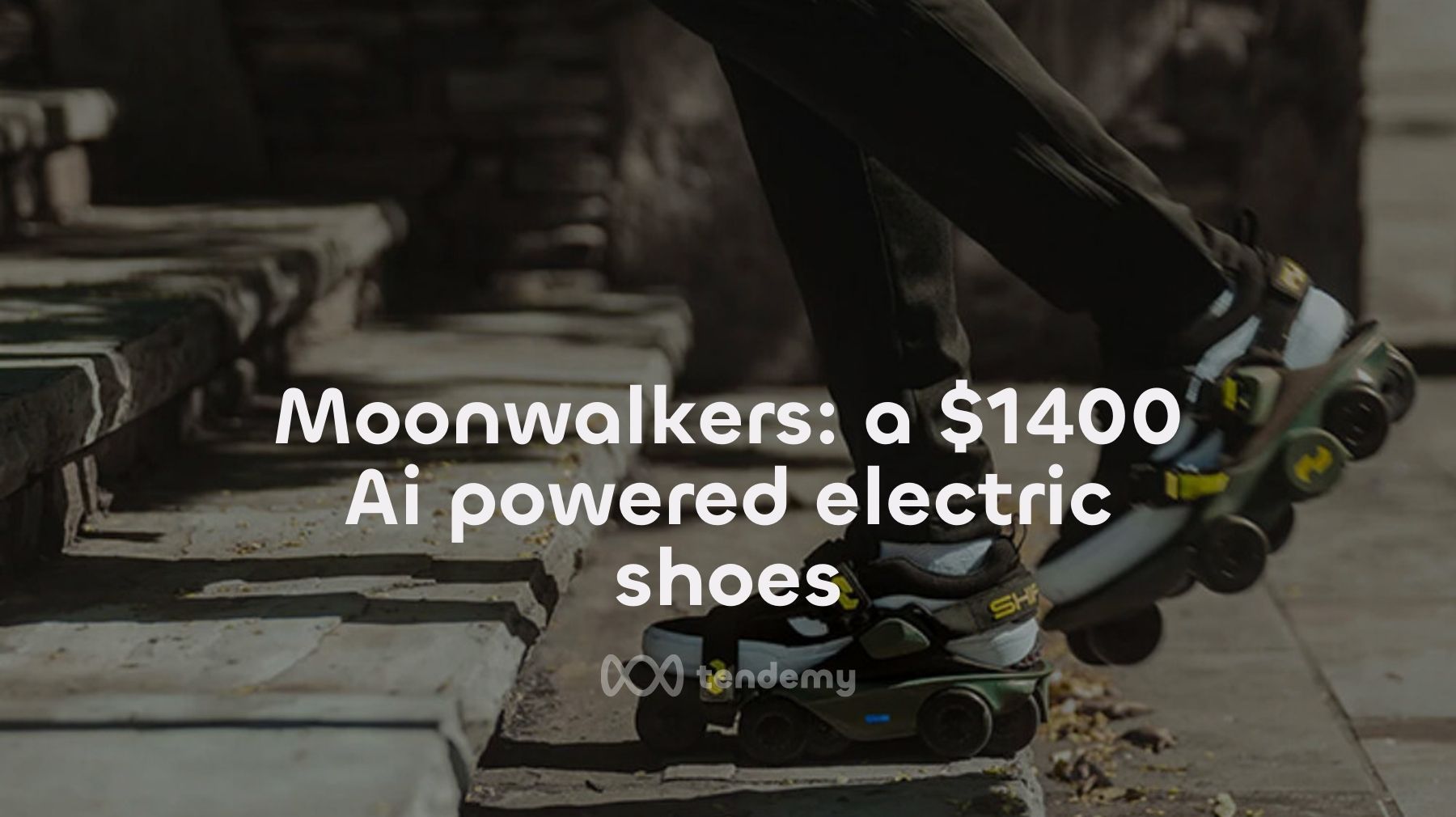 第一雙由 AI 驅動的行走輔助裝置 - Moonwalkers